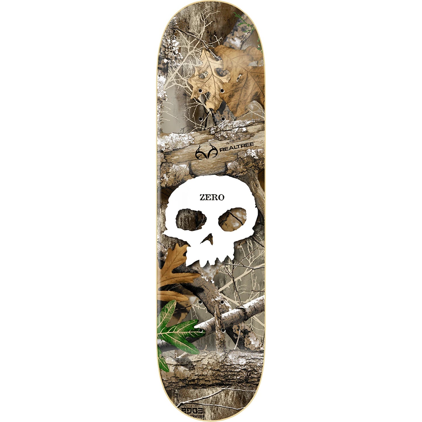 Zero Skateboard Deck Single Skull Realtree Camo 8.5" x 32.3"