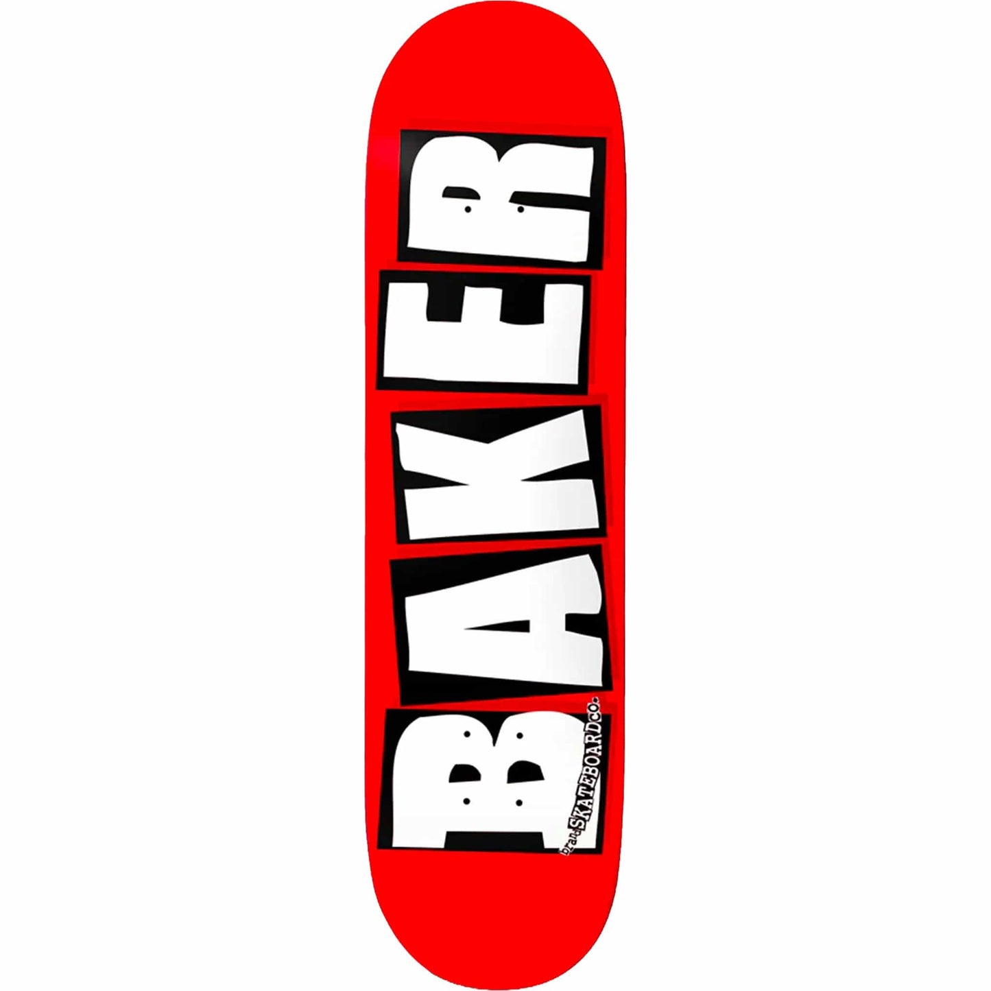 Baker Brand Logo White Skateboard Deck 8.125"