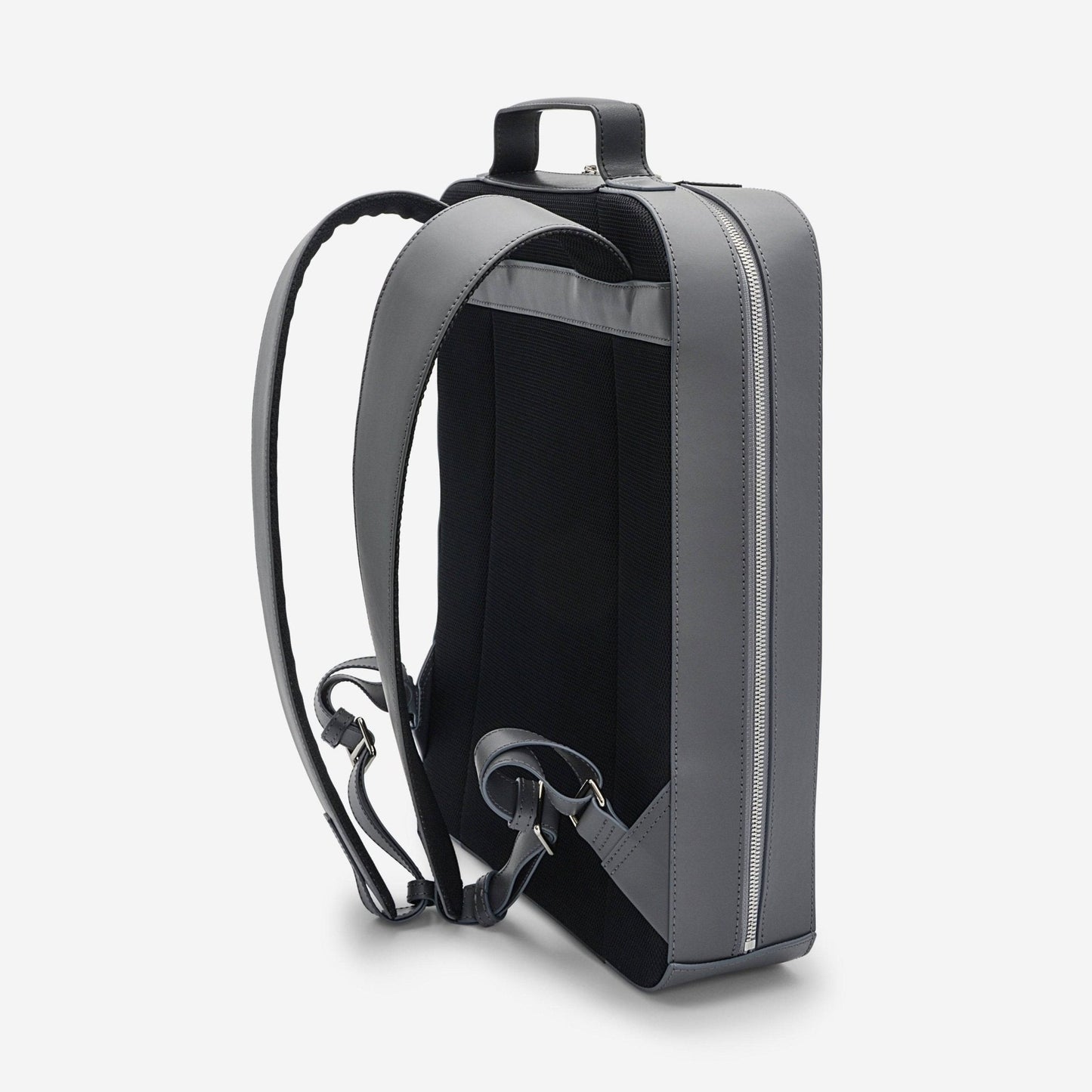 S.T. Dupont "Line D" Laser Grey and Black Cowhide Backpack 185501