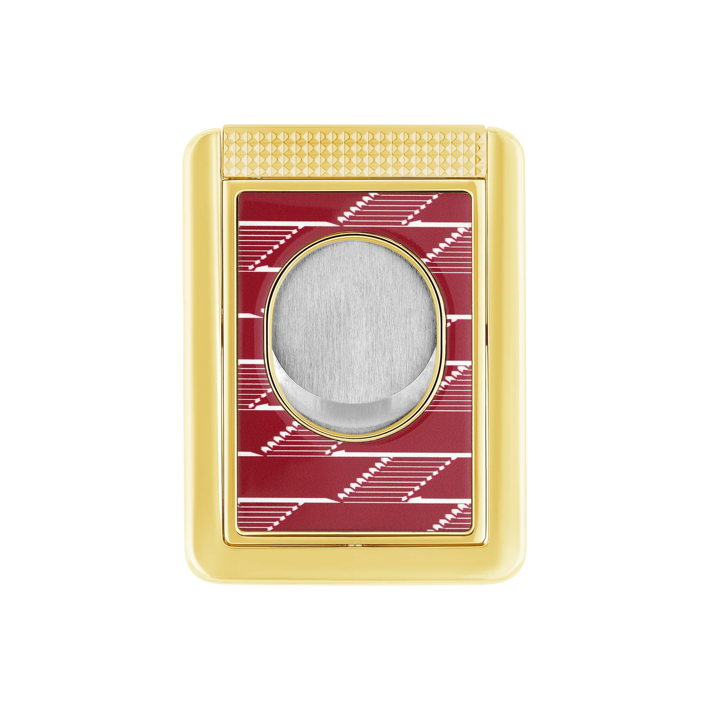 S.T. DUPONT Monogram 1872 Burgundy Cigar Cutter Stand/Coupe Cigar 003478