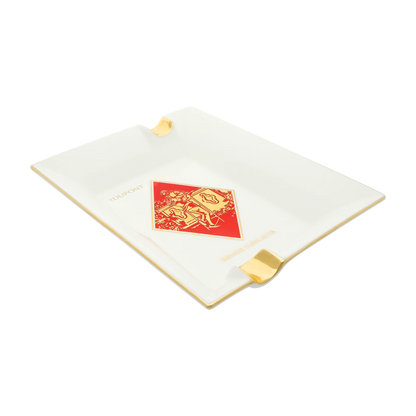 S.T. Dupont Porcelain White Romeo y Julieta Ashtray 006450