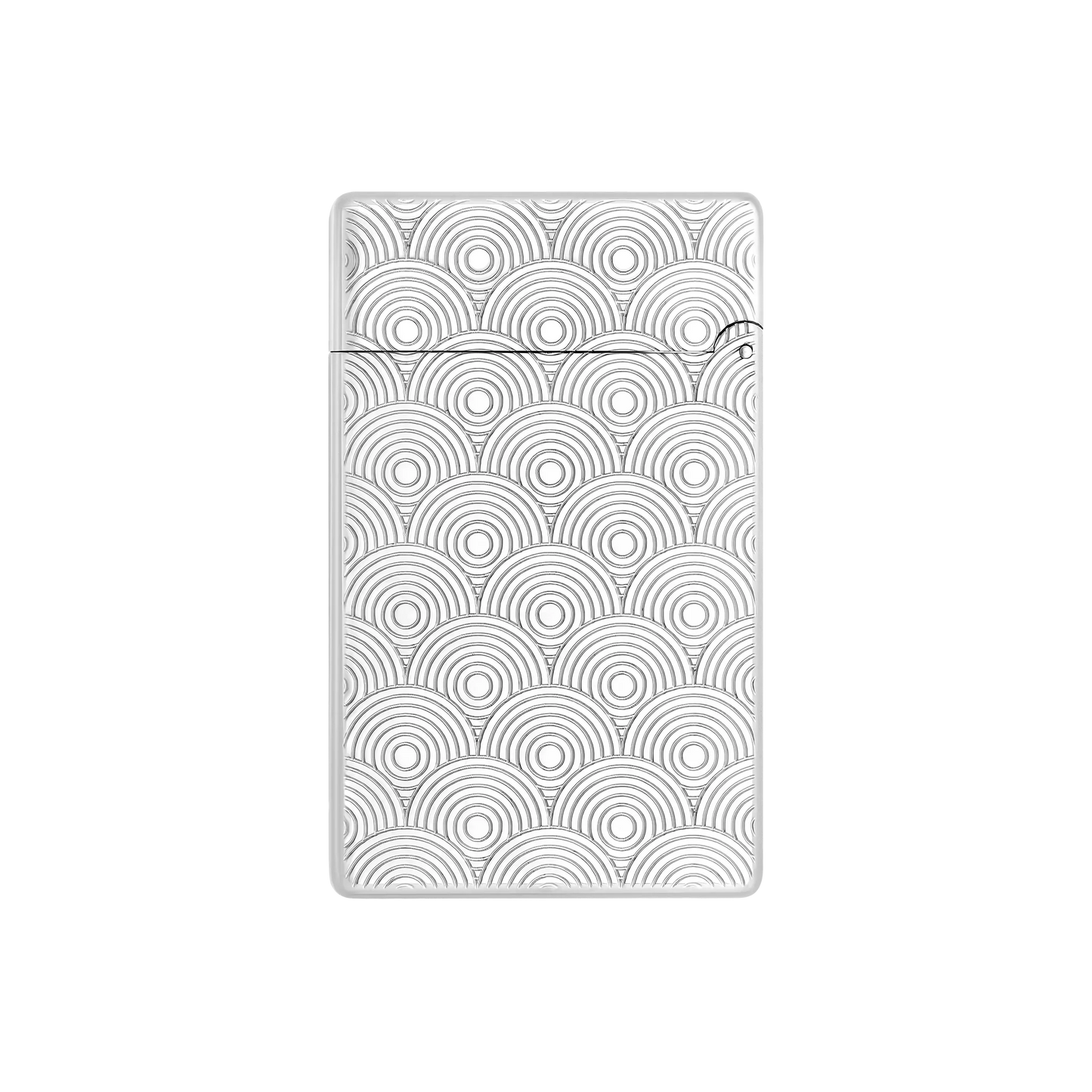 S.T. DUPONT Initial Cinetique Guilloche Palladium Lighter/Briquet 020844