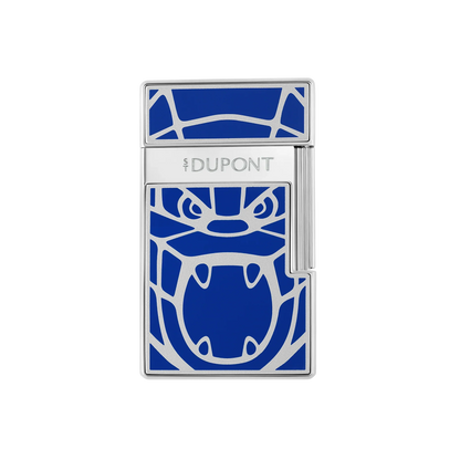 S.T. Dupont Biggy Orlinski Lacquered Blue Lighter/Briquet 025064