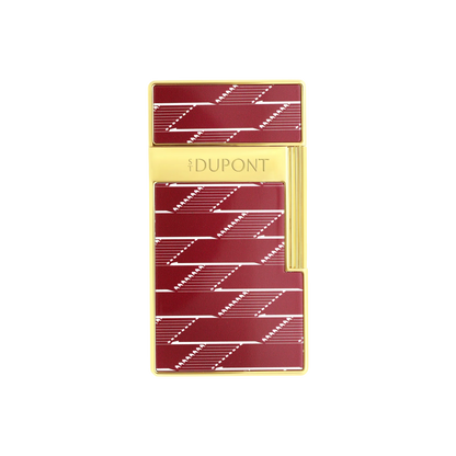 S.T. DUPONT Biggy Monogram 1872 Burgundy Lacquered Lighter/Briquet 025078B
