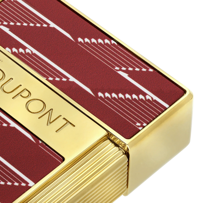S.T. DUPONT Biggy Monogram 1872 Burgundy Lacquered Lighter/Briquet 025078B