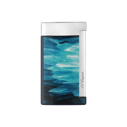 S.T. Dupont Slim 7 Géode Blue Lacquered Lighter/Briquet 027035