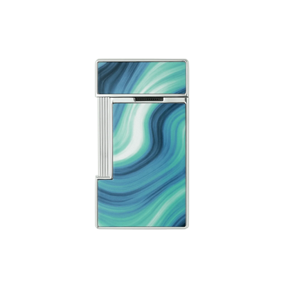 S.T. Dupont Slimmy Géode Blue Lacquered Lighter/Briquet 028035