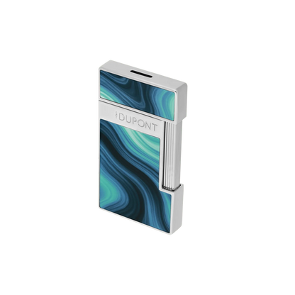 S.T. Dupont Slimmy Géode Blue Lacquered Lighter/Briquet 028035