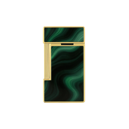 S.T. Dupont Slimmy Géode Green Lacquered Lighter/Briquet 028036