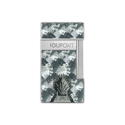 S.T. DUPONT Slimmy Lacquered Game of Thrones Light Grey Lighter/Briquet 028113