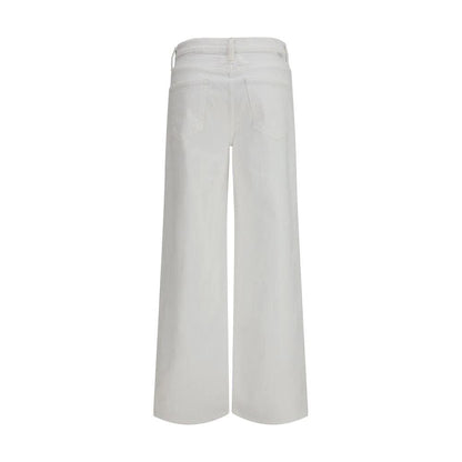 Mother Denim White Cotton Jeans Denim