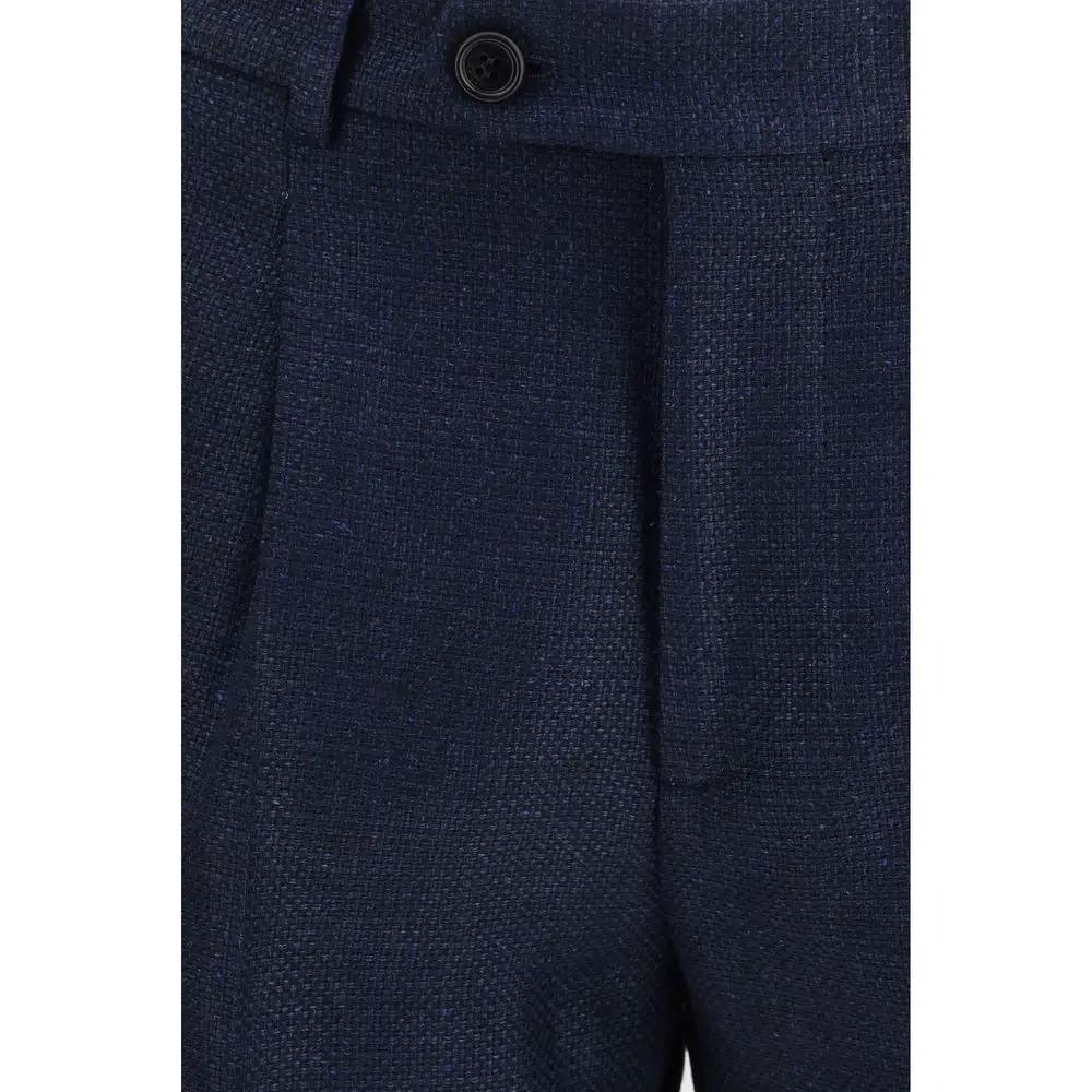 Brunello Cucinelli Blue Wool Oves Aries Two-Piece Suit