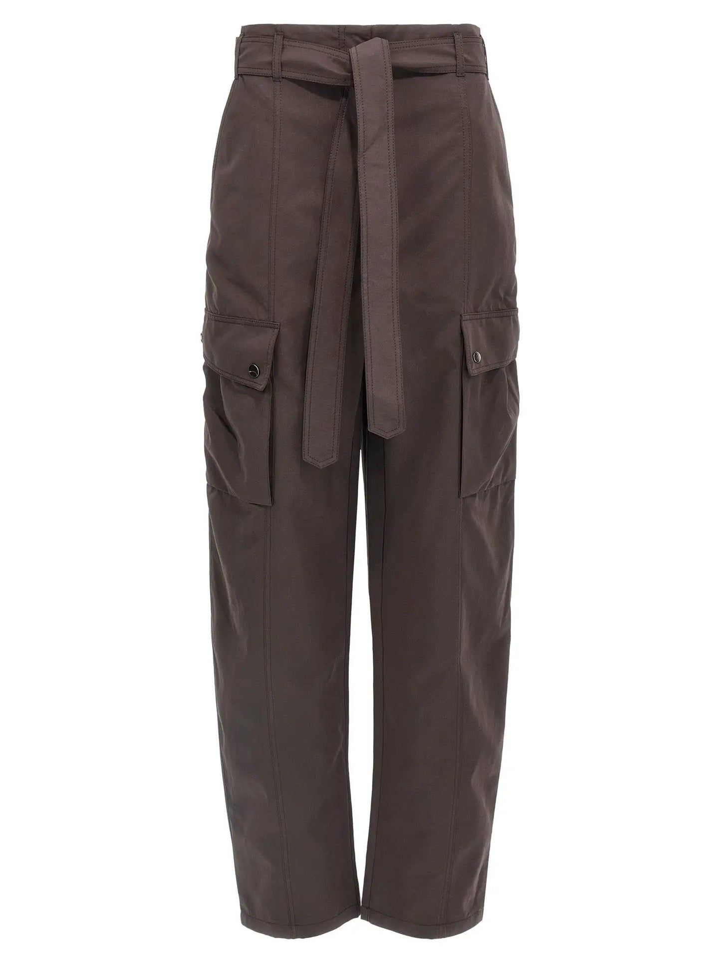The Andamane Brown Polyester Cargo Pants