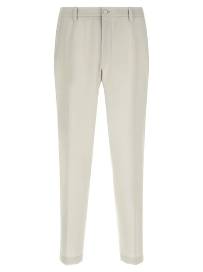 Dolce & Gabbana Beige Virgin Wool Dress Pants