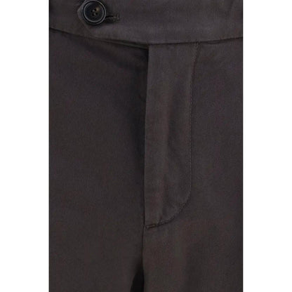 Brunello Cucinelli Brown Cotton Casual Pants