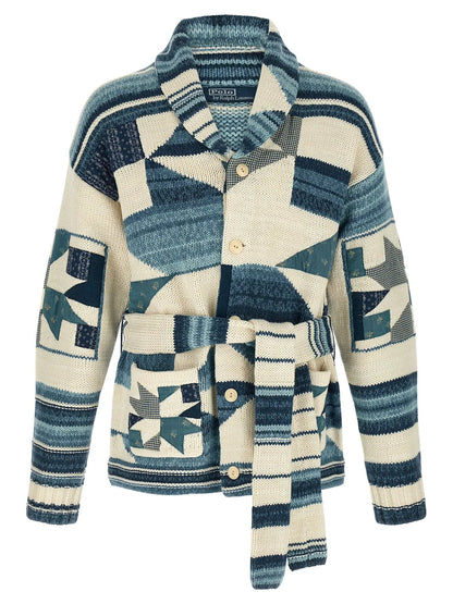 Polo Ralph Lauren Blue Cotton Cardigan