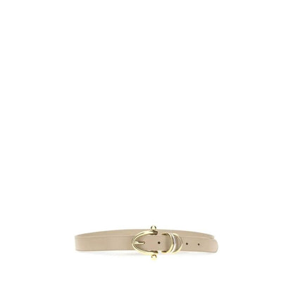 Chloé Beige Calf Leather Bos Taurus Regular Belt