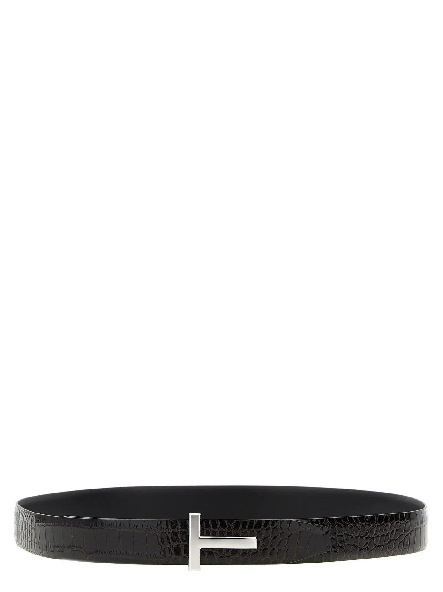 Tom Ford Brown Calfskin Regular Belt