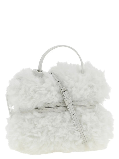 Moschino White Leather Handbag