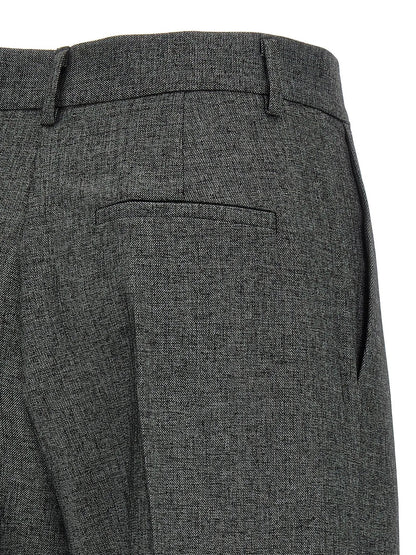 The Andamane Gray Polyester Dress Pants