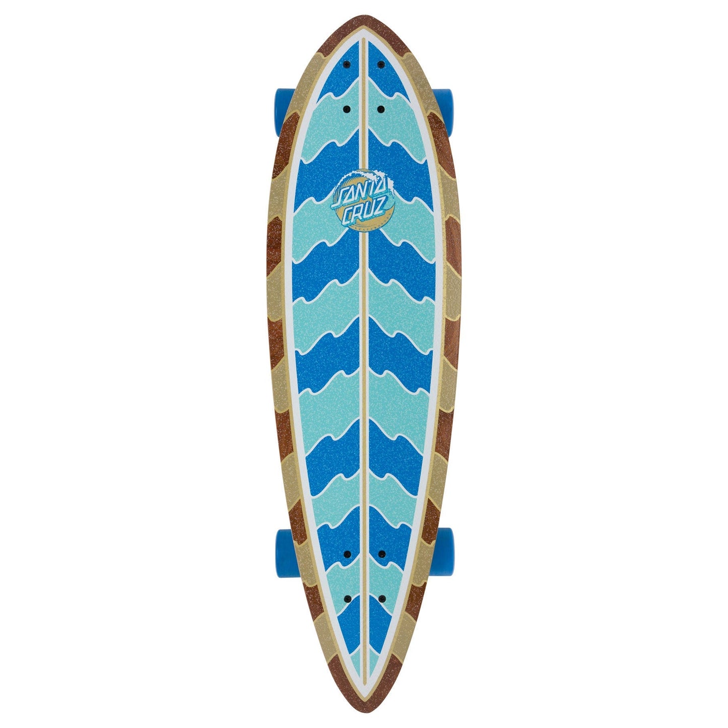 Santa Cruz Longboard Stipple Wave Dot Pintail 9.20" x 33"