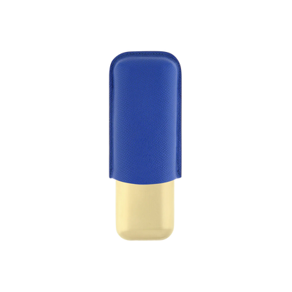 S.T. DUPONT 2 Cigar Case Golden Koi Fish Blue 183497