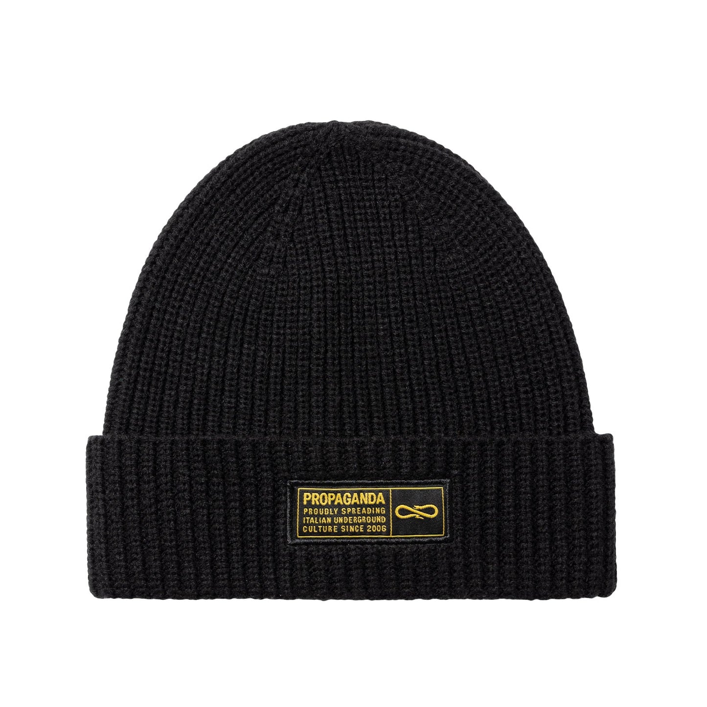 PROPAGANDA Ribbed Beanie art. 25FWPRAC824 col. Black