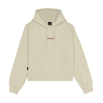 PROPAGANDA Ribs Woman Crop Hoodie art. 25FWPRFE566 col. Bone