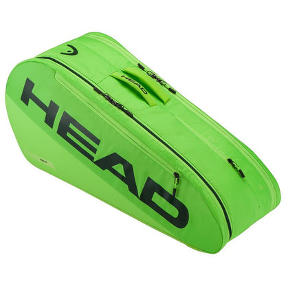 Head Tour M Tennis Racquets Bag 6 Pack Sharp Green