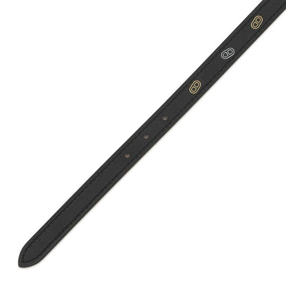 Hermes Belt Gallopin Surmer Black Gold Pink 90