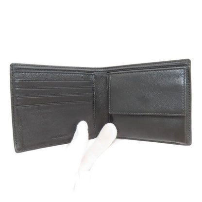 Balenciaga Logo Bifold Wallet Leather