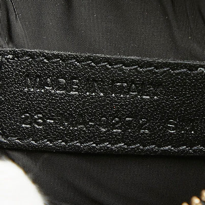 Dior Saddle Black Fabric Leather