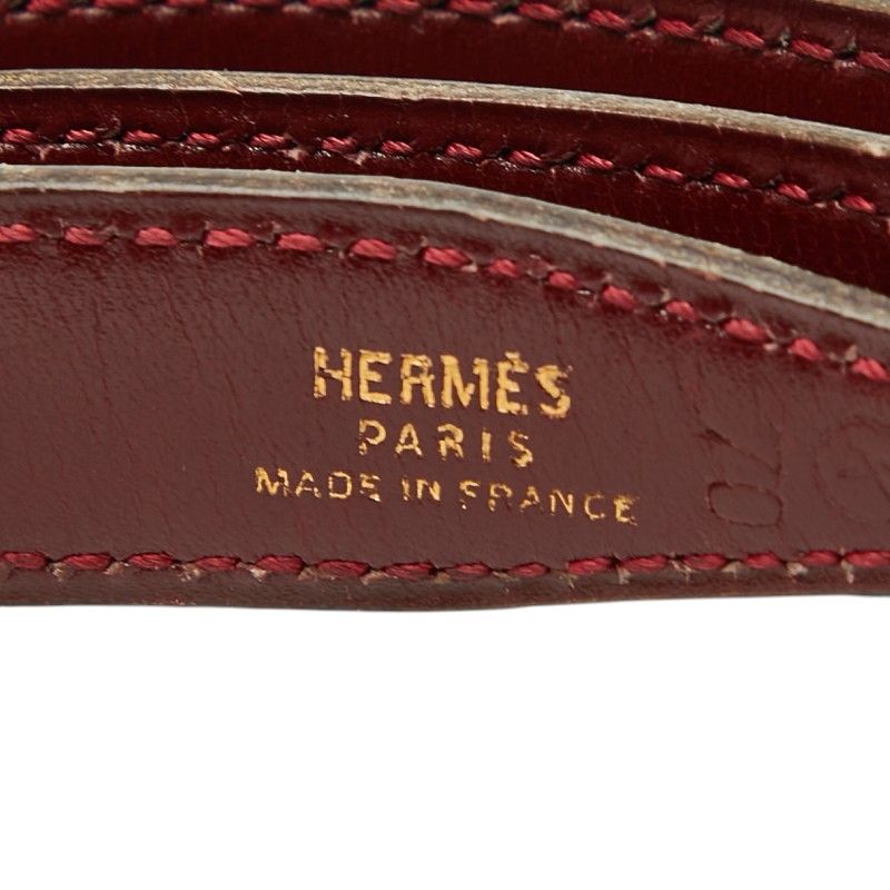 Hermes Belt Reversible Navy Red Leather