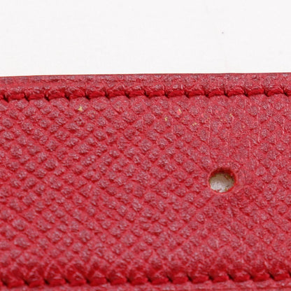 Hermes Medallion Reversible Vintage Leather Red Yellow Belt