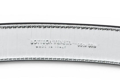 Bottega Veneta Belt Patent Leather 95 Black
