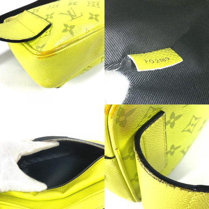 Louis Vuitton Belt Bag Outdoor Messenger PM Taiga Leather Yellow