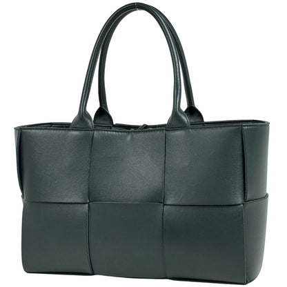 Bottega Veneta Arco Tote Bag Maxi Intrecciato Leather Green