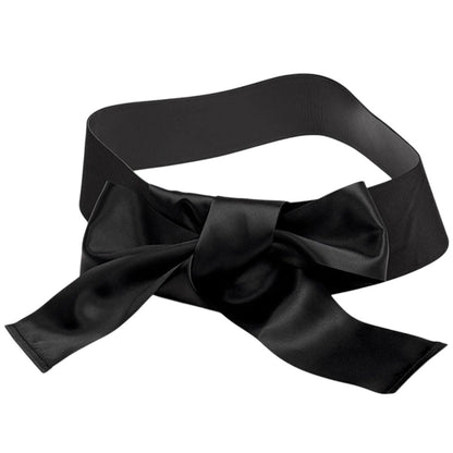 Chanel CC Logo Belt Ribbon Sash Fabric Leather Black