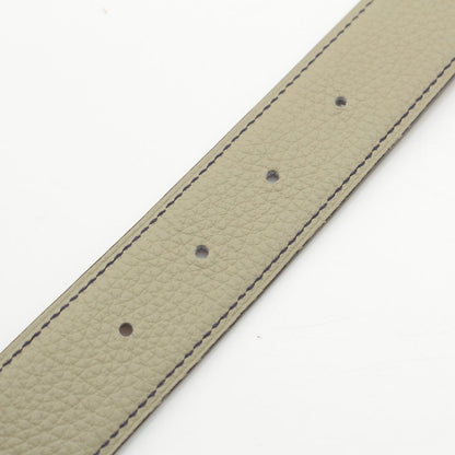 Hermes Swift Taurillon Reversible 32 Belt Leather Part Only Natural Sage