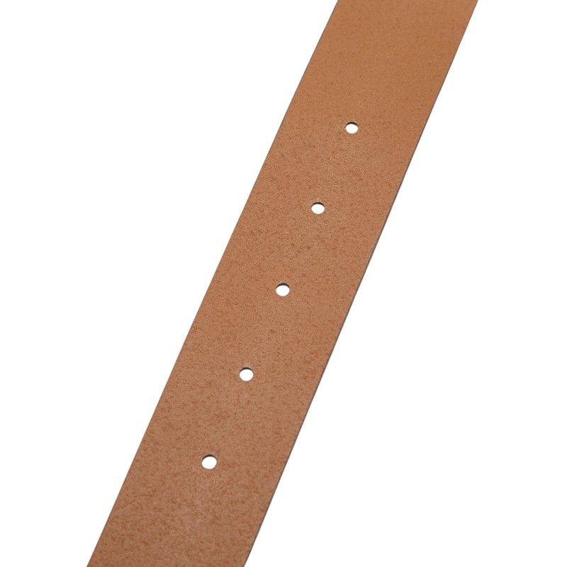 Gucci Interlocking Belt 85 34 GG Buckle Brown Leather