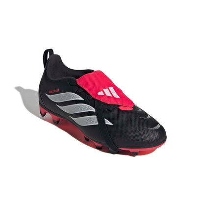 adidas Youth Predator Club Fold-Over Tongue Elastic Laces Firm/Multi Ground Soccer Cleats