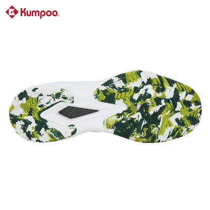 Kumpoo KH-E317 Badminton Shoe (White/Green)