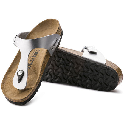 Women's Gizeh Birko-Flor Silver Medium/Narrow