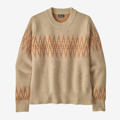 Patagonia maglia in lana Women's Recycled Wool-Blend Crewneck Sweater Natural