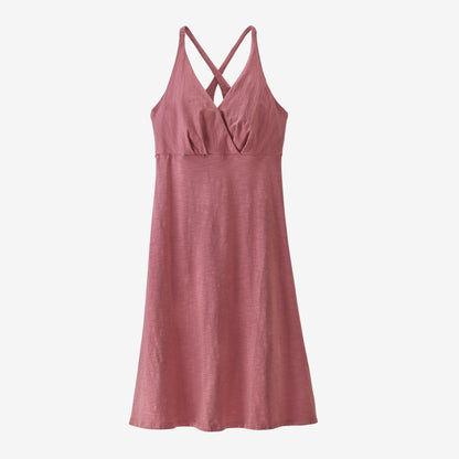 Patagonia Women's Amber Dawn Dress Vestito in cotone donna Light Star Pink