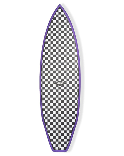 6'0 Spud - Black/White Checkerboard