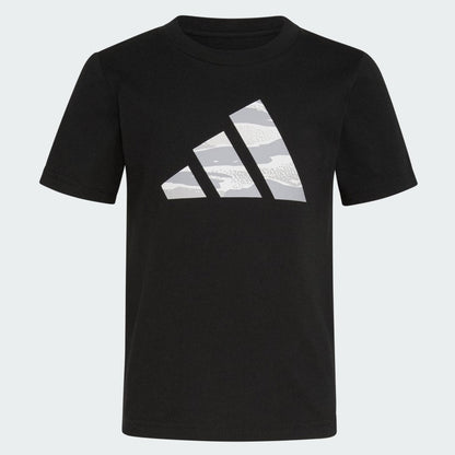 Kids' adidas adidas Two-Piece Short Sleeve Cotton Tee and Elastic Waistband Printed Shorts Set