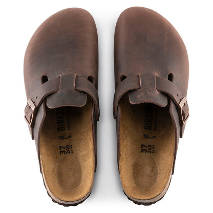 Unisex Boston Oiled Leather Habana Regular/Wide