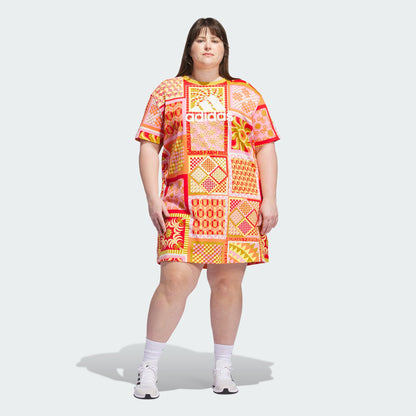 Women's adidas  x FARM Rio Slim Dress (Plus Size)