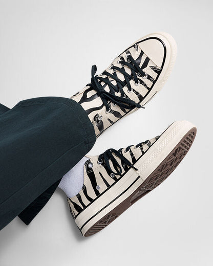 Chuck 70 Glow-In-The-Dark Zebra Print Low Top
